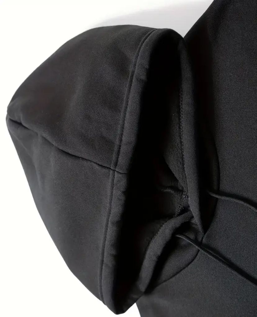 Set felpa e pantalone casual, felpa in pile con stampa "ICON"