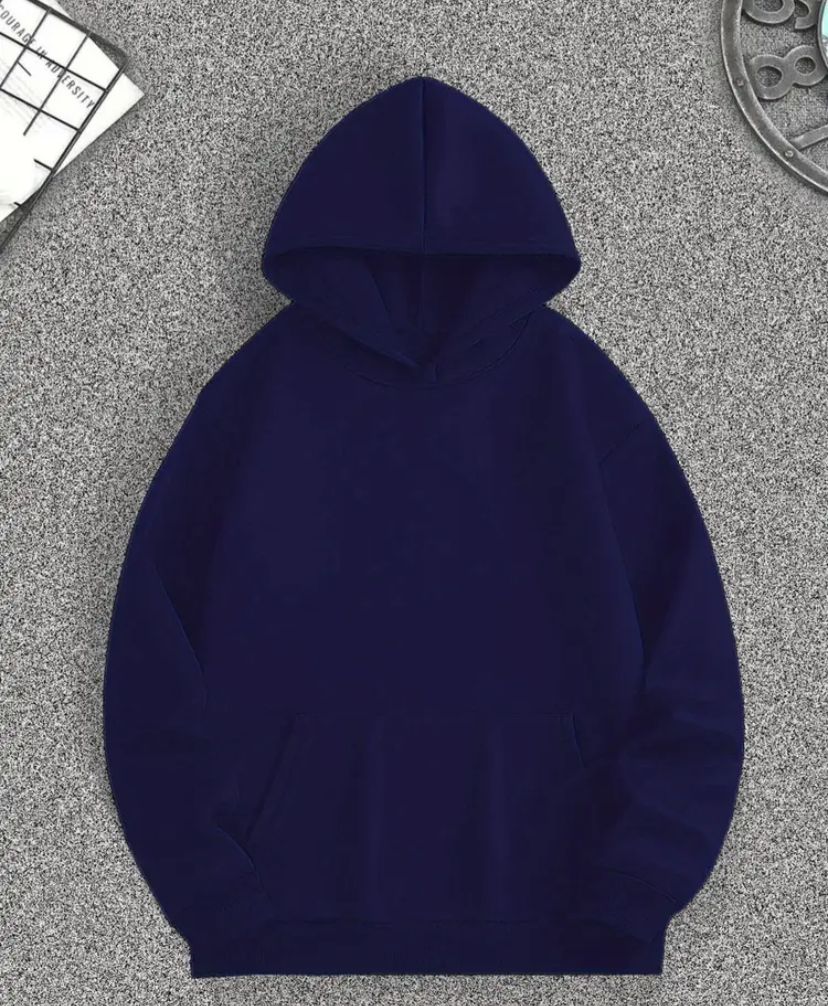 Felpa con cappuccio con stampa "ICON" - Pullover casual comodo per autunno e inverno, vestibilità regolare, maniche lunghe, misto poliestere, lavabile in lavatrice